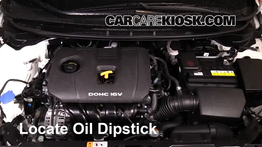 2017 Kia Forte LX 2.0L 4 Cyl. Oil Check Oil Level